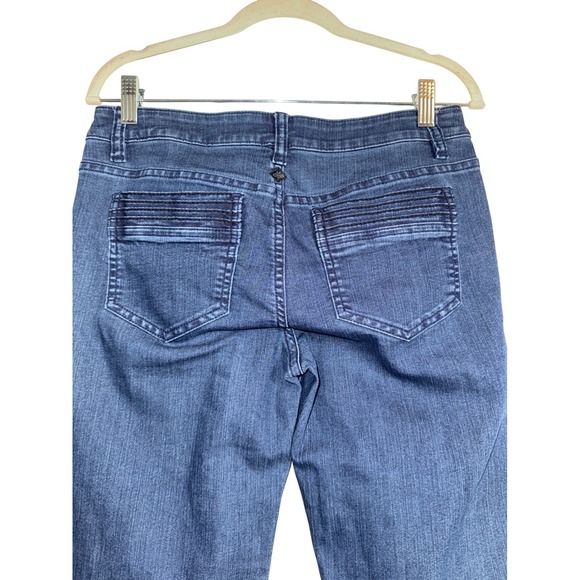 Prana Tall Inseam Blue‎ Denim Jeans Women's Size 6/28R Straight Leg - Picture 9 of 10